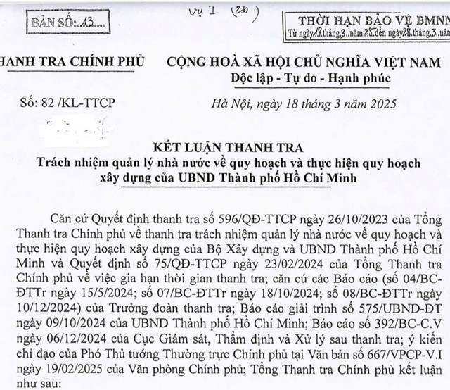 Thanh tra ph&#225;t hiện vi phạm tại dự &#225;n tại quận T&#226;n Ph&#250;, TP Hồ Ch&#237; Minh - Ảnh 1