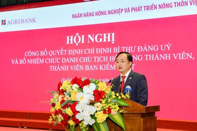 Ông Tô Huy Vũ - Tân Chủ tịch HĐTV Agribank.