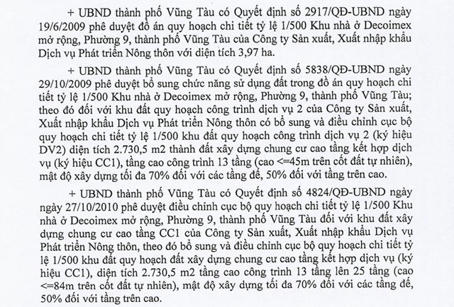 Dự &#225;n Chung cư Decoimex của chủ đầu tư T&#226;n Phước Thịnh tại TP Vũng T&#224;u bị Thanh tra Ch&#237;nh phủ ‘điểm t&#234;n’  - Ảnh 2