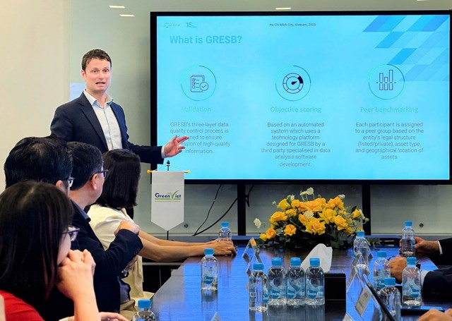 Mr. Trey Archer &ndash; Business Development Director GRESB Asia &nbsp;chia sẻ về GRESB v&agrave; chứng chỉ GRESB trong lĩnh vực bất động sản.