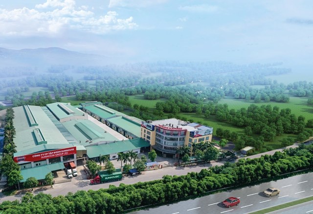 Sunhouse sở hữu 10 nh&agrave; m&aacute;y hiện đại với tổng diện t&iacute;ch hơn 100.000m&sup2;. Ảnh: Sunhouse cung cấp.