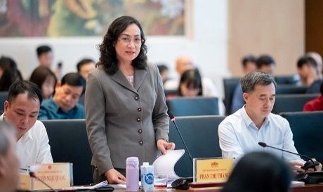Thứ trưởng Bộ Công Thương Phan Thị Thắng. (Ảnh: quochoi.vn)