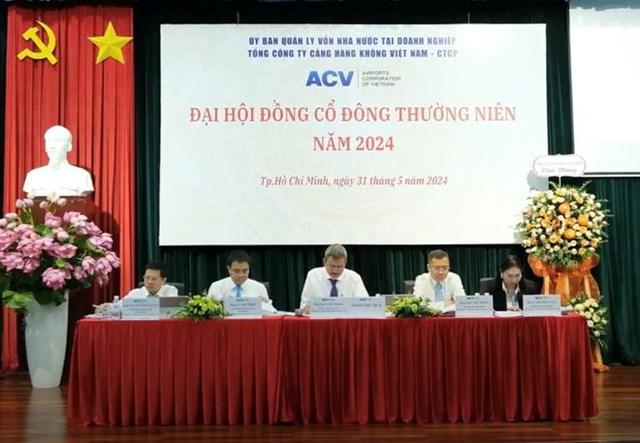 Sáng ngày 31/5, Tổng công ty Cảng hàng không Việt Nam đã tổ chức ĐHĐCĐ năm 2024.
