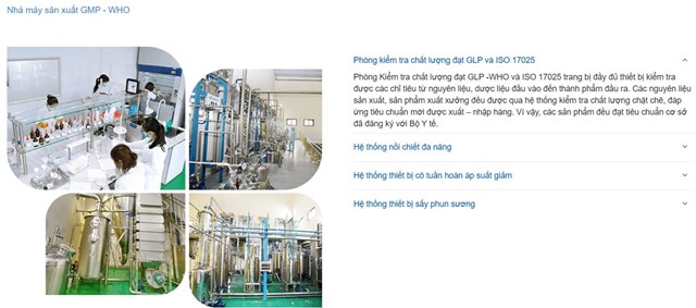 Theo giới thiệu, VIETMEC c&oacute; ph&ograve;ng kiểm tra chất lượng đạt GLP v&agrave; ISO 17025.