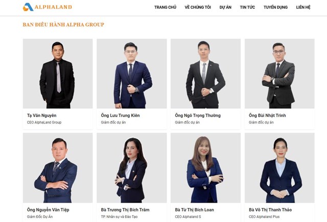 Sau v&agrave;i năm hoạt động,&nbsp;AlphaLand Group giới thiệu hiện c&oacute; hơn 250 nh&acirc;n sự.