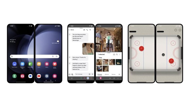 Try Galaxy cho ph&eacute;p người d&ugrave;ng kh&aacute;m ph&aacute; c&aacute;c ứng dụng v&agrave; tiện &iacute;ch c&oacute; tr&ecirc;n thiết bị Galaxy Fold.
