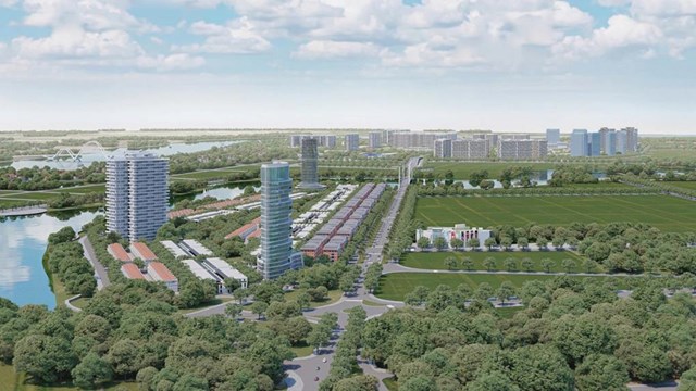Phối cảnh dự &aacute;n khu đ&ocirc; thị tại Quảng Trị.