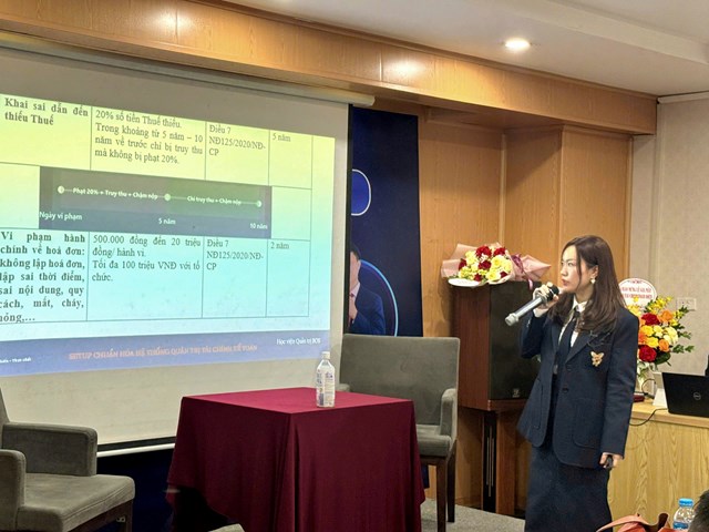 Chuy&ecirc;n gia H&agrave; Th&uacute;y Quỳnh chia sẻ về những sai lầm phổ biến trong quản trị t&agrave;i ch&iacute;nh v&agrave; ph&aacute;p l&yacute; doanh nghiệp.