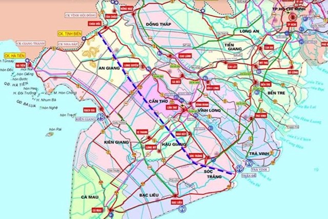 Khó khăn xây dựng cao tốc ở Đồng bằng sông Cửu Long