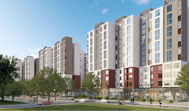 Phối cảnh Dự án nhà ở xã hội Phố Nối House. (Ảnh minh hoạ)
