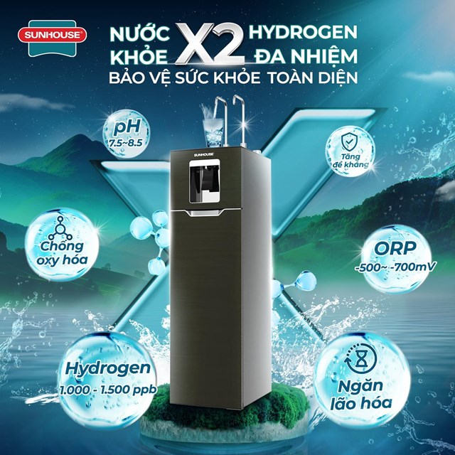 M&aacute;y lọc nước SUNHOUSE - Sản phẩm ti&ecirc;n phong c&ocirc;ng nghệ, bảo chứng cho chất lượng nước khỏe.