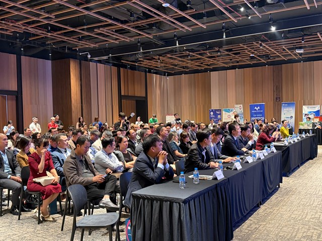 Chương tr&igrave;nh&nbsp;thu h&uacute;t h&agrave;ng trăm doanh nghiệp trong hệ sinh th&aacute;i vật liệu, thiết kế v&agrave; x&acirc;y dựng.