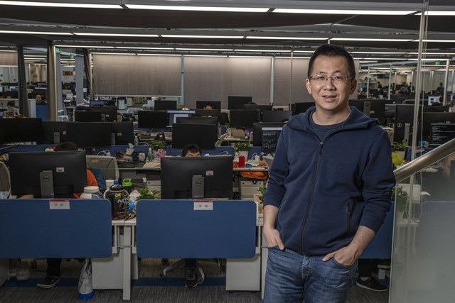 Nh&agrave; s&aacute;ng lập của ByteDance Zhang Yiming hiện đang sở hữu khối t&agrave;i sản 60 tỷ USD. Ảnh: Bloomberg.