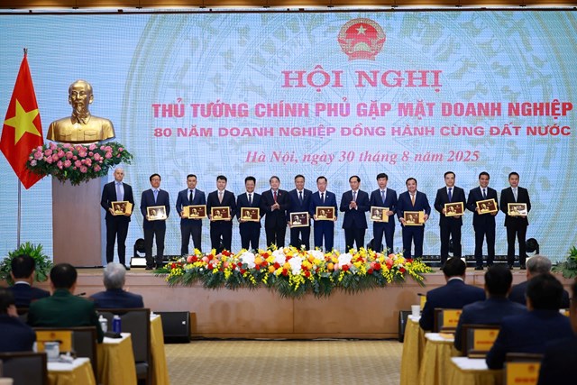 Đại diện C&ocirc;ng ty CP Đầu tư v&agrave; Thương mại TNG tại Hội nghị gặp mặt doanh nghiệp