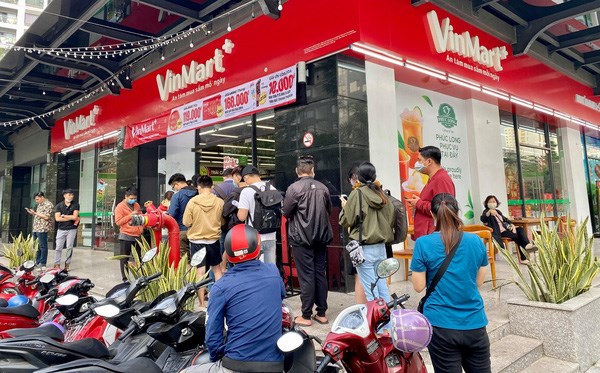 Concept mới kiosk của Ph&uacute;c Long đang nằm trong c&aacute;c si&ecirc;u thị VinMart. Ảnh: FB Ph&uacute;c Long