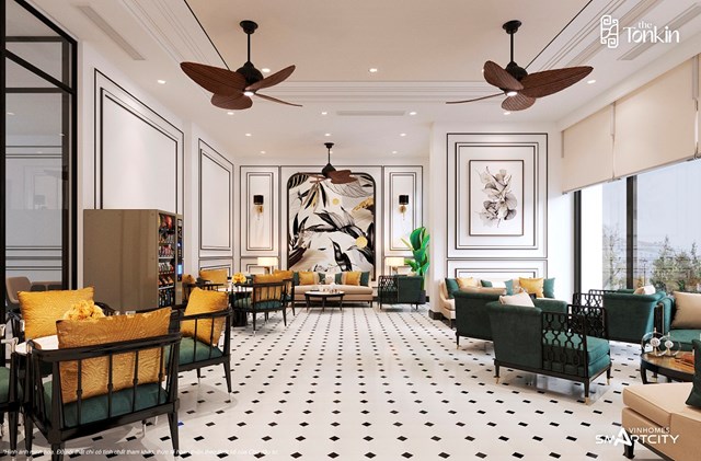 Kh&ocirc;ng gian tại The Tonkin đậm chất xi-n&ecirc;. &nbsp;