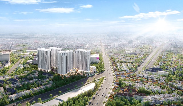 Phối cảnh tổng thể dự &aacute;n Moonlight Centre Point. Ảnh:&nbsp;Hưng Thịnh Land &nbsp;