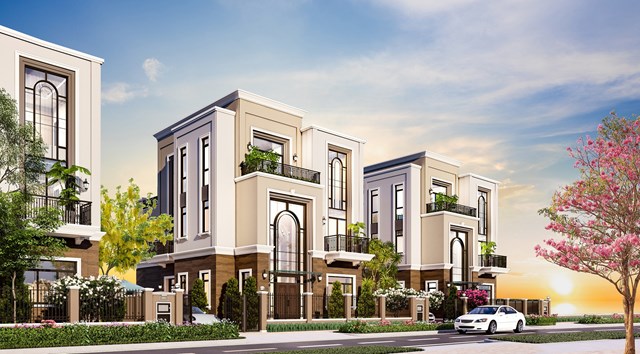 Biệt thự phong c&aacute;ch b&aacute;n cổ điển lịch l&atilde;m v&agrave; sang trọng &nbsp;