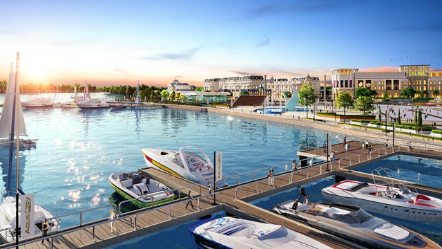 Tổ hợp quảng trường &ndash; bến du thuyền Aqua Marina quy m&ocirc; h&agrave;ng đầu khu vực &nbsp;
