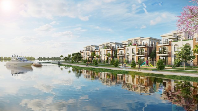 Kh&ocirc;ng gian sống sinh th&aacute;i v&agrave; tiện nghi tại đ&ocirc; thị đảo Phượng Ho&agrave;ng, Aqua City.