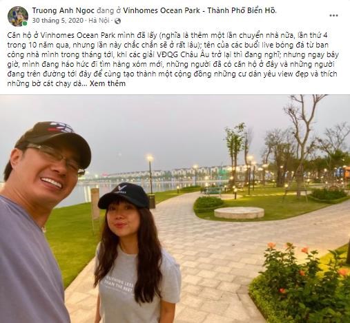 Nh&agrave; b&aacute;o Trương Anh Ngọc thường xuy&ecirc;n &ldquo;khoe&rdquo; về khoản đầu tư cho hạnh ph&uacute;c tại &ldquo;th&agrave;nh phố biển hồ&rdquo; &nbsp;