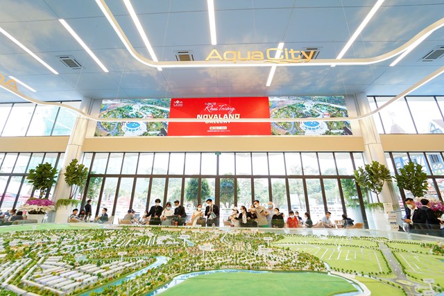 Khu đ&ocirc; thị sinh th&aacute;i th&ocirc;ng minh Aqua City thu h&uacute;t nhiều nh&agrave; đầu tư trong những ng&agrave;y đầu khai trương Novaland Gallery&nbsp; &nbsp;