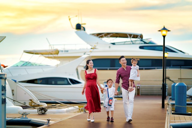 Bến du thuyền Aqua Marina đẳng cấp thu h&uacute;t kh&aacute;ch tham quan trải nghiệm. &nbsp;