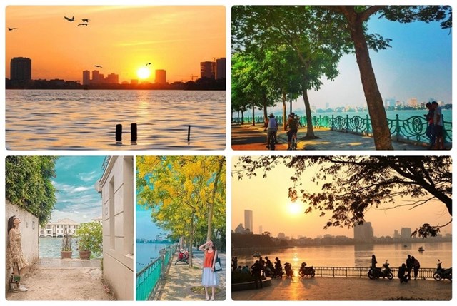 Hồ T&acirc;y mang trong m&igrave;nh một vẻ ngo&agrave;i cực kỳ l&atilde;ng mạn, tho&aacute;ng đ&atilde;ng. Ảnh minh họa &nbsp;