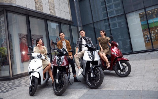 Xe m&aacute;y điện VinFast với thiết kế hiện đại v&agrave; th&ocirc;ng minh. &nbsp;