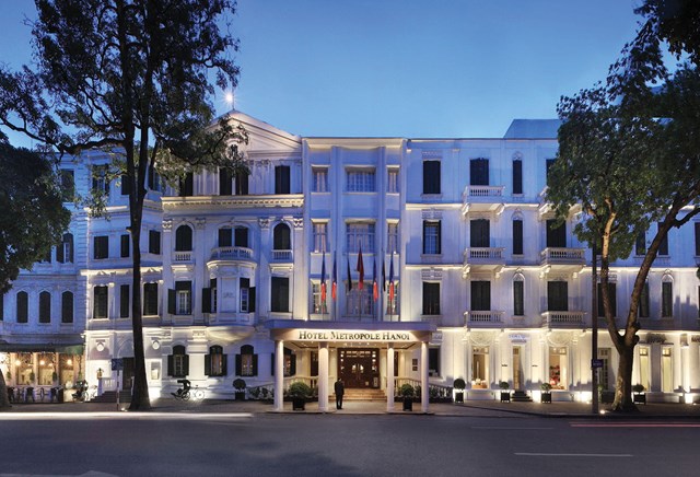 Sofitel Legend Metropole Hanoi nổi bật với với những chi tiết kiến tr&uacute;c Ph&aacute;p đậm chất l&atilde;ng mạn v&agrave; tinh tế &nbsp;
