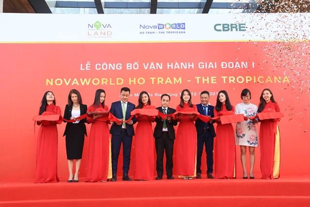 Lễ c&ocirc;ng bố vận h&agrave;nh giai đoạn 1 ph&acirc;n kỳ The Tropicana &ndash; NovaWorld Ho Tram &nbsp;