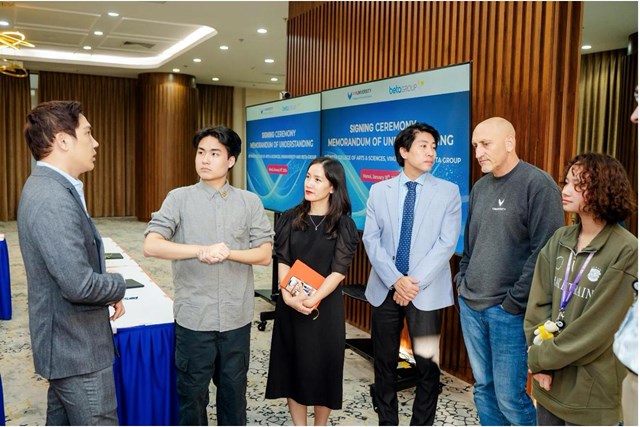 Kết nối c&#249;ng ph&#225;t triển – Đại học VinUni hợp t&#225;c c&#249;ng Beta Group - Ảnh 1