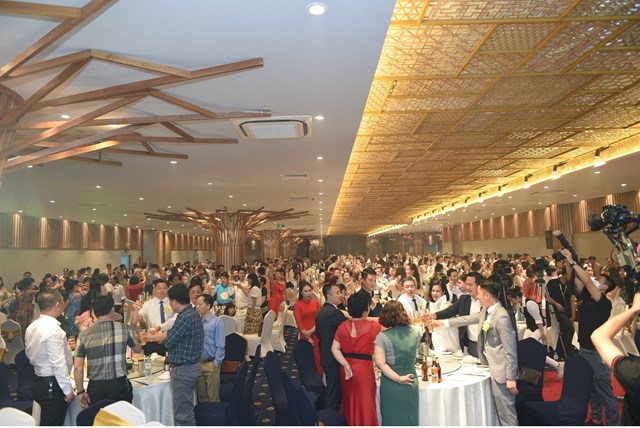 Lễ kỷ niệm 8 năm th&agrave;nh lập của C&ocirc;ng ty Cổ phần Tập đo&agrave;n Quốc tế Đại Minh v&agrave;o s&aacute;ng ng&agrave;y 28/5 tại H&agrave; Nội đ&ocirc;ng đảo kh&aacute;ch mời tham dự