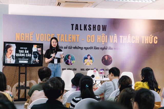 Talkshow chia sẻ về nghề Voice Talent - Cơ hội v&#224; Th&#225;ch thức trong thời đại &quot;giọng A.I.&quot; - Ảnh 7