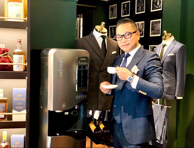 M&aacute;y lọc nước Chungho ho&agrave;n thiện th&ecirc;m kh&ocirc;ng gian sang trọng tại Showroom Chương Tailor 28 Cửa Bắc