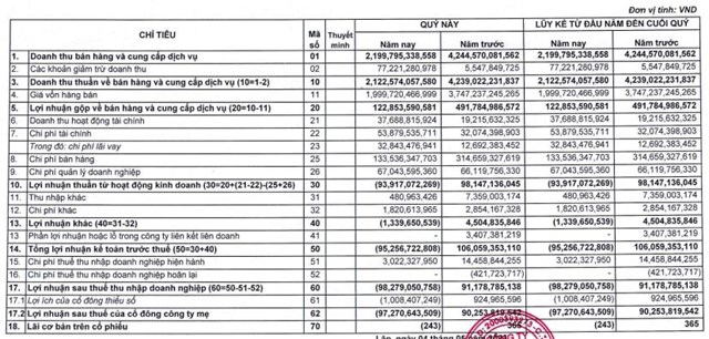 Nguồn: B&aacute;o c&aacute;o t&agrave;i ch&iacute;nh Q1/2023