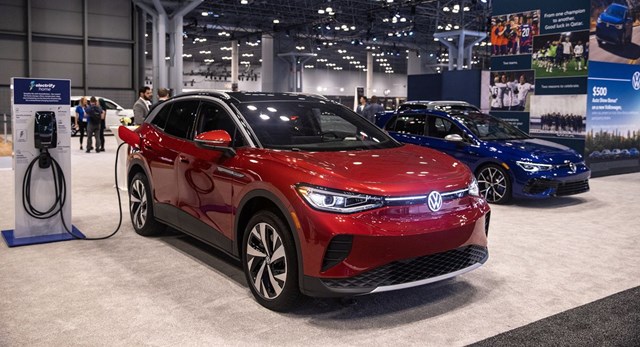 D&ograve;ng xe SUV điện&nbsp;ID.4&nbsp;của Volkswagen .