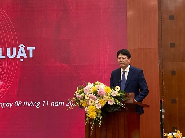 Thứ trưởng Bộ Tư ph&aacute;p Nguyễn Thanh Tịnh, Trưởng Ban Chỉ đạo Chương tr&igrave;nh.