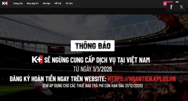 Ủy ban Cạnh tranh quốc gia yêu cầu K+ giải trình việc ngừng dịch vụ từ 2026 - Ảnh 1