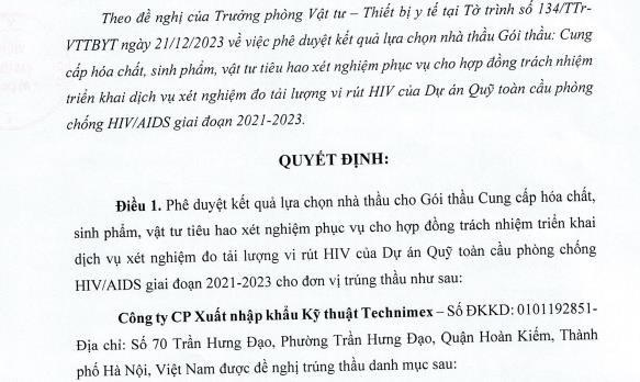 Doanh nghiệp tr&#250;ng nhiều g&#243;i thầu vật tư y tế của c&#225;c bệnh viện từ Nam ra Bắc, đơn vị y tế n&#224;y c&#243; g&#236; đặc biệt? - Ảnh 1