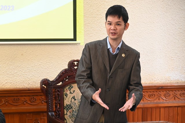 Ph&oacute; Cục trưởng phụ tr&aacute;ch&nbsp;Tạ Th&agrave;nh Trung ph&aacute;t biểu tại Hội nghị.