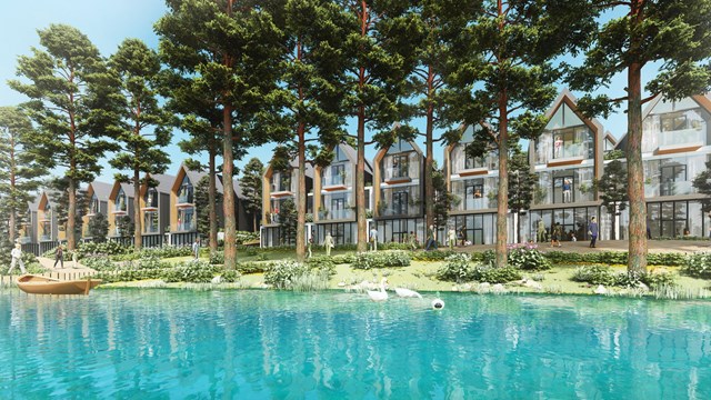 H&igrave;nh phối cảnh dự &aacute;n Helios Village &nbsp;