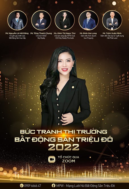 Ms. Đinh Thị Ngọc Thơ chia sẻ bức tranh tổng quan về thị trường bất động sản triệu đ&ocirc; năm 2021