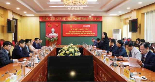 Saigontel t&#224;i trợ tỉnh Th&#225;i Nguy&#234;n lập quy hoạch, chuyển đổi số - Ảnh 1