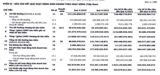Lợi nhuận năm 2023 của Bảo hiểm Bảo Long (BLI) đi ngang so với năm ngo&#225;i - Ảnh 3
