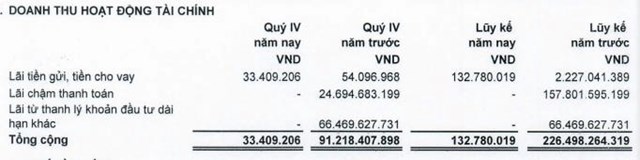 Kinh doanh dưới gi&#225; vốn, C&#244;ng ty Đầu tư LDG (LDG) lỗ sau thuế qu&#253; IV/2023 hơn 165 tỷ đồng - Ảnh 2