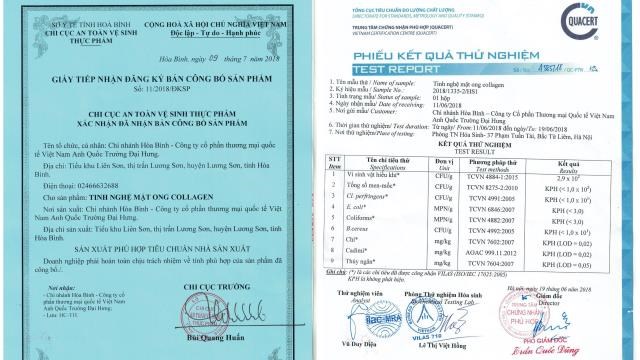 Doanh nghiệp khẳng định sản phẩm&nbsp;c&ocirc;ng ty c&oacute; đầy đủ giấy tờ kiểm định theo quy định ph&aacute;p luật.&nbsp;