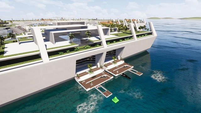D&ugrave; đảo nh&acirc;n tạo được x&acirc;y nổi tr&ecirc;n biển nhưng phần thiết kế được t&iacute;nh to&aacute;n cẩn thận, đủ đảm bảo sự c&acirc;n bằng v&agrave; an to&agrave;n. Kh&ocirc;ng những thế, người d&acirc;n sống tr&ecirc;n đảo c&ograve;n kh&ocirc;ng nhận ra những chuyển động nhỏ nhất nhờ c&aacute;c bức tường cao tới 48m, được x&acirc;y dựng xung quanh giảm sự t&aacute;c động của những con s&oacute;ng lớn tr&ecirc;n biển.
