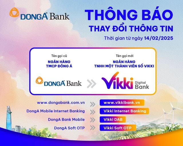 Chứng kho&#225;n Ng&#226;n h&#224;ng Đ&#244;ng &#193; (DAS) đổi t&#234;n th&#224;nh Chứng kho&#225;n Ng&#226;n h&#224;ng số Vikki (VikkiBankS) - Ảnh 1