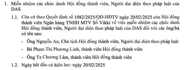 Chứng kho&#225;n Ng&#226;n h&#224;ng Đ&#244;ng &#193; (DAS) đổi t&#234;n th&#224;nh Chứng kho&#225;n Ng&#226;n h&#224;ng số Vikki (VikkiBankS) - Ảnh 2